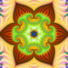 Схема вышивки «фрактал, пнк»