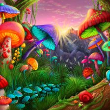 Грибы, фэнтези, пнк