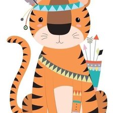 Схема вышивки «Tigre»