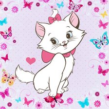 Схема вышивки «кошечка Мари»