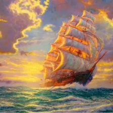 Схема вышивки «Полный вперёд!»