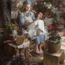 Схема вышивки «needlework artist»