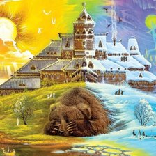 Схема вышивки «пробуждение»