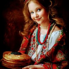 Схема вышивки «С масленницей»