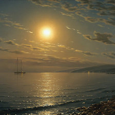 Схема вышивки «Морской закат»