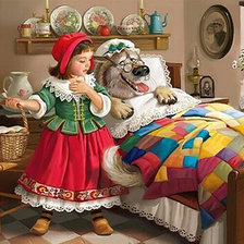 Схема вышивки «Красная Шапочка»