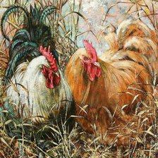 Схема вышивки «Соперники»