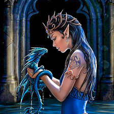 Схема вышивки «Капля»