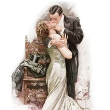 Схема вышивки «поцелуй»