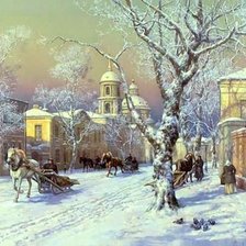 Схема вышивки «Михаил Сатаров. Старая Москва.»