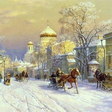 Схема вышивки «Михаил Сатаров. Старая Москва.»