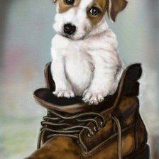 Схема вышивки «Дружок»