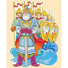 Схема вышивки «33 богатыря»