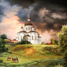 Схема вышивки «После грозы»