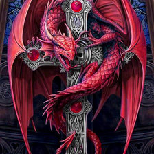 Схема вышивки «Дракон»