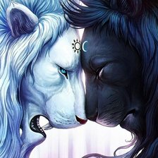 Схема вышивки «День и ночь»