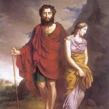 Схема вышивки «Эдип и Антигона»