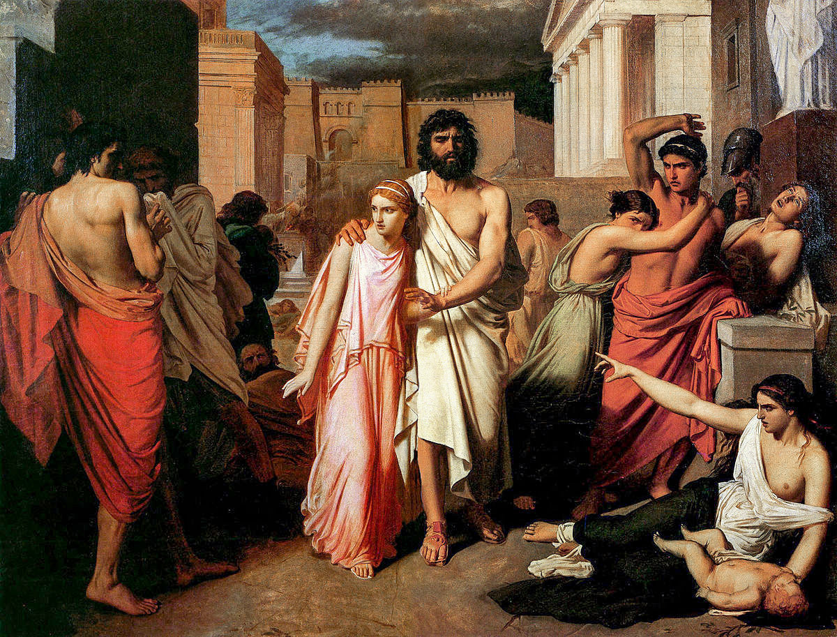 Эдип и Антигона - драма, мифология - оригинал