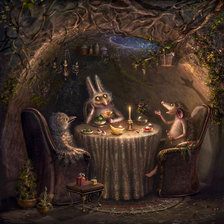 Схема вышивки «Гости»