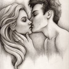 Схема вышивки «пара»