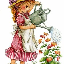 Схема вышивки «Девочка»