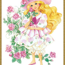 Схема вышивки «Девочка»