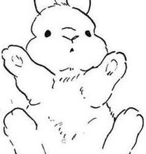 Схема вышивки «Зайчик»