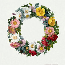 Схема вышивки «Венок»