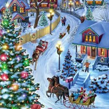 Схема вышивки «Рождество»