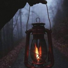 Схема вышивки «лампа, огонь, пнк»