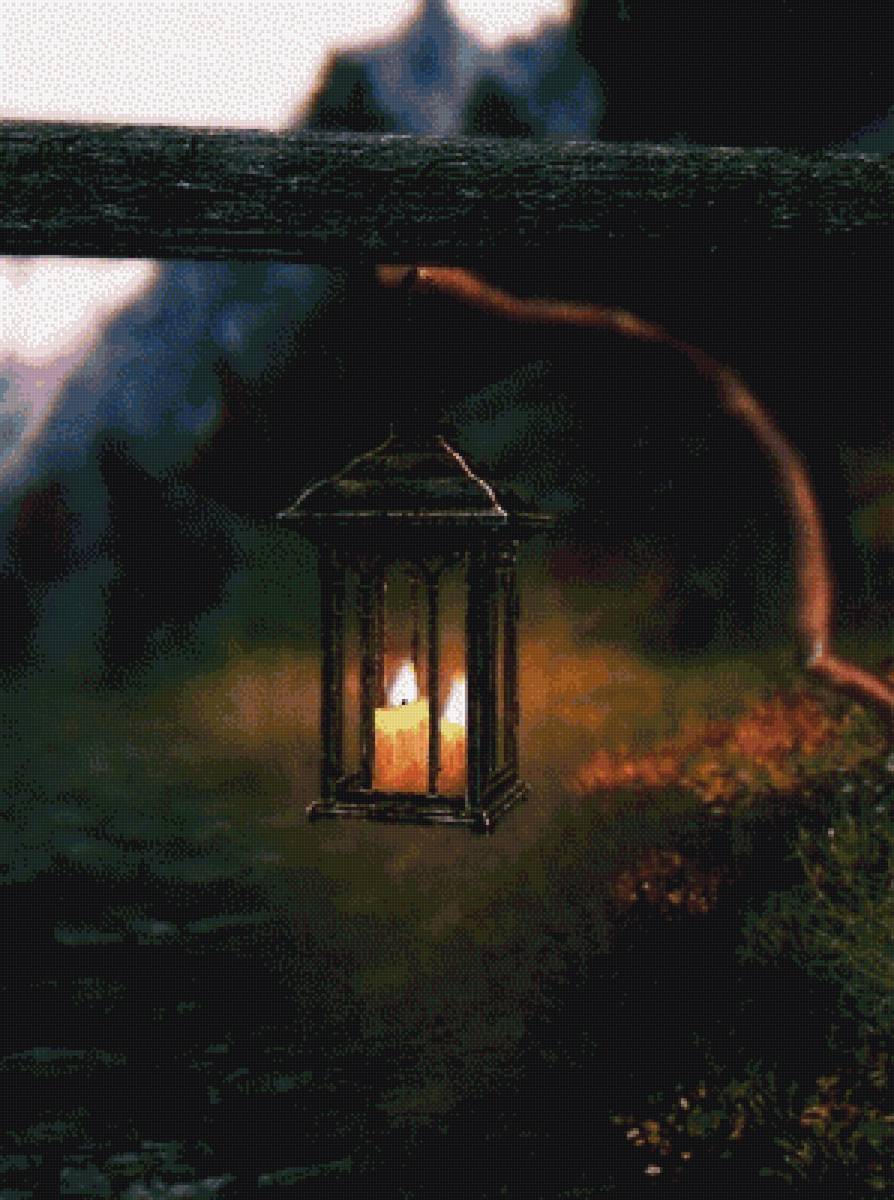 фонарь, огонь, пнк - предпросмотр