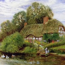 Схема вышивки «Тихое утро»