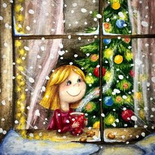 Схема вышивки «Новогоднее настроение»