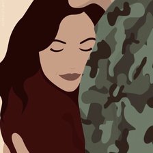 Схема вышивки «Армия»