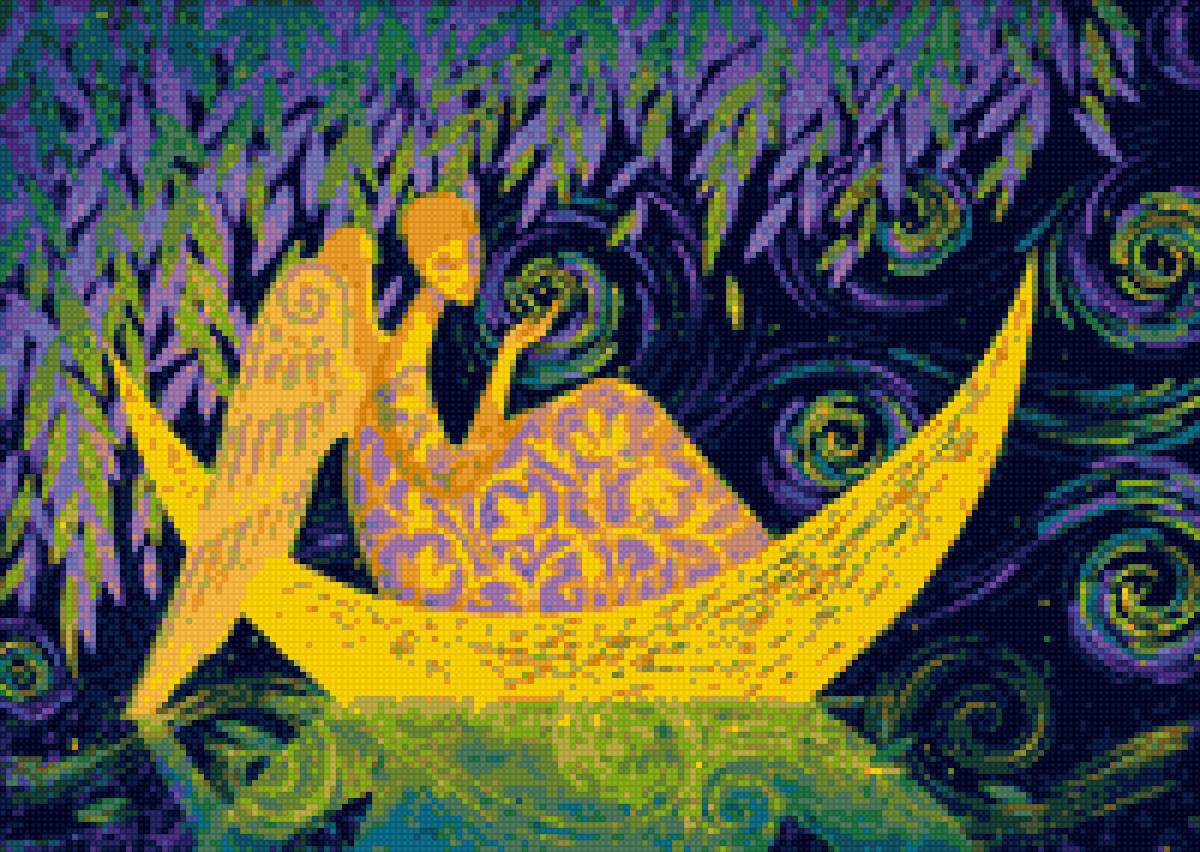 Ангел в лодке - ангел - предпросмотр