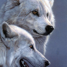 Схема вышивки «Волки. Эл Агеев»