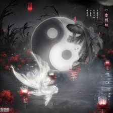 Схема вышивки «Yin yang»