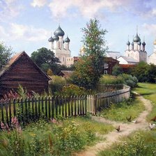 Схема вышивки «Тропинка к храму»