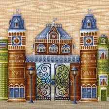 Схема вышивки «королевство книг»
