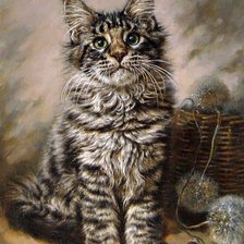 Схема вышивки «Мейн-кун. Екатерина Калиновская»