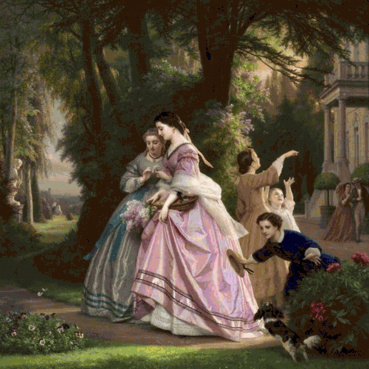 Прогулка в парке - предпросмотр