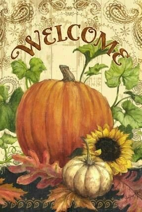 Добро пожаловать - постер, тыквы, кухня - оригинал