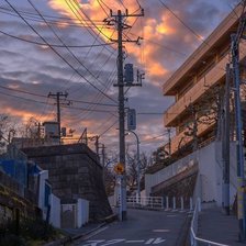 Схема вышивки «улица»