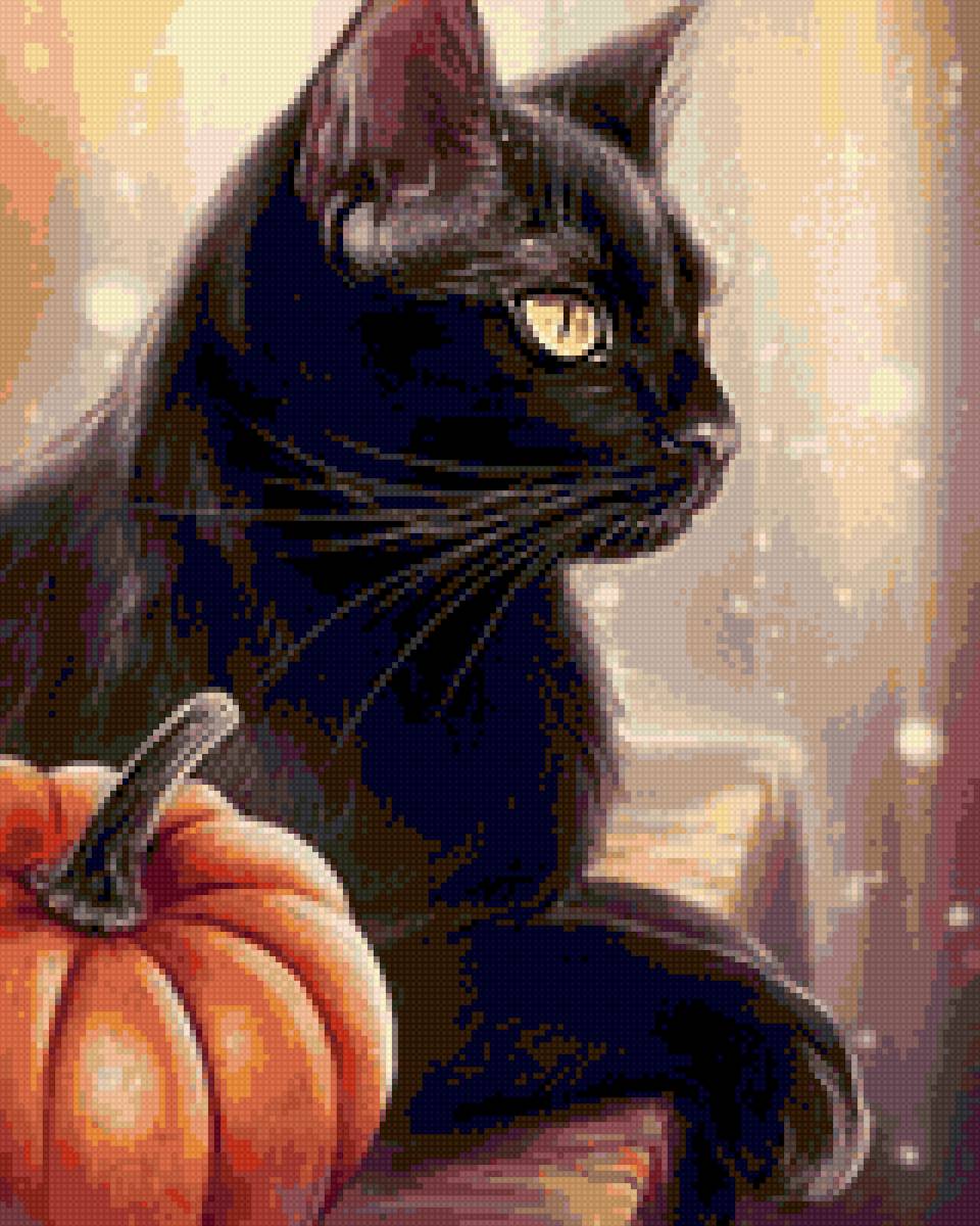 Gato Halloween - gato - предпросмотр