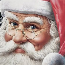 Схема вышивки «Дед Мороз»