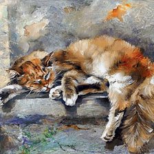 Рыжий отдыхает