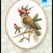 Схема вышивки «шляпка»