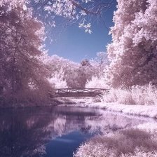 Схема вышивки «Пейзаж»