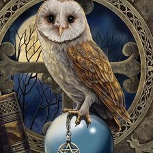 Схема вышивки «Ученая сова»