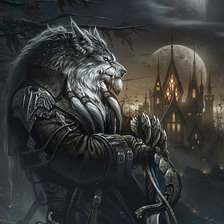 Схема вышивки «оборотень»